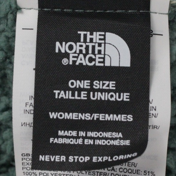 The North Face Salty Bae Lined Beanie Dark Sage One Size Womens Fuzzy Cozy Hat main image 6